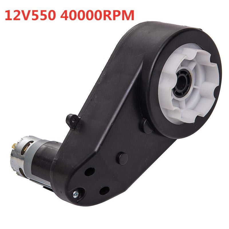 Load image into Gallery viewer, 12V 550 High Torque DC Motor with 40000RPM Gearbox for Kids Ride-On Vehicles
