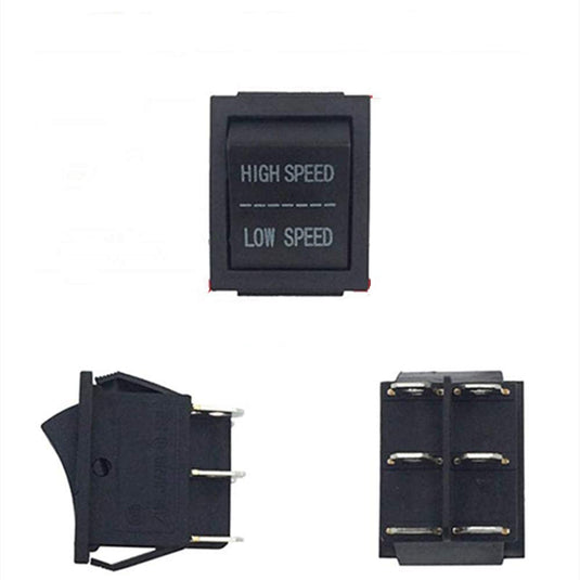 2-Piece Kids Ride-On Car Set with High and Low Speed Switch and Accessories