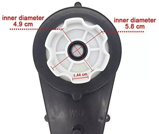 24V 30000RPM DC Motor with Gearbox for Kids Ride-On Car and SUV Parts