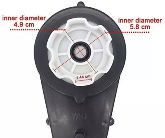 24V 30000RPM DC Motor with Gearbox for Kids Ride-On Car and SUV Parts