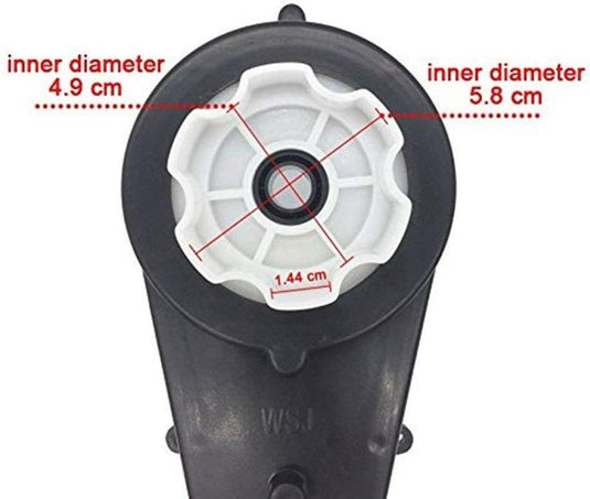 24V DC Motor with 30000RPM Gearbox for Kids Ride-On Car and SUV Parts