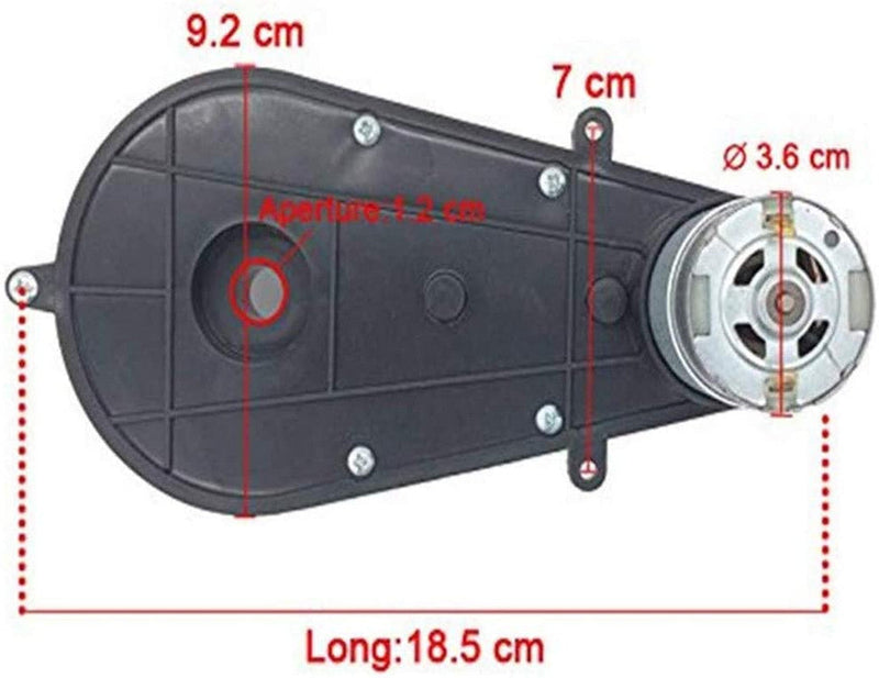 Load image into Gallery viewer, 24V DC Motor with 30000RPM Gearbox for Kids Ride-On Car and SUV Parts
