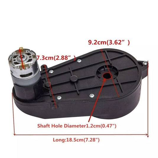 24V DC Motor with 30000RPM Gearbox for Kids Ride-On Cars and SUVs