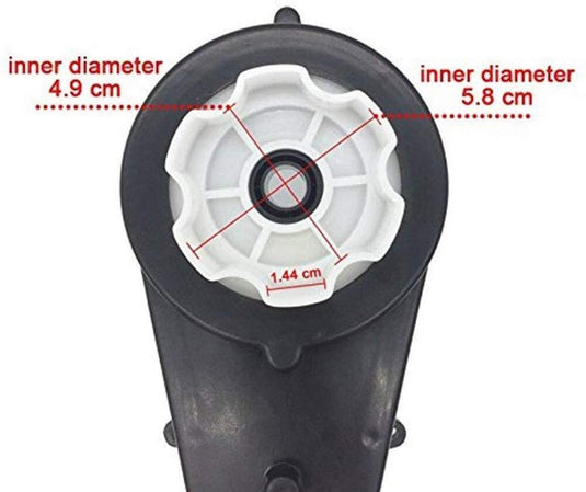 24V High Torque DC Motor with 30000RPM Gearbox for Kids Ride-On Cars