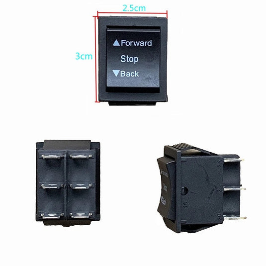 Electric Powered 4-Wheel Children’s Ride-On Car with Forward, Reverse, and Gear Switch Controls