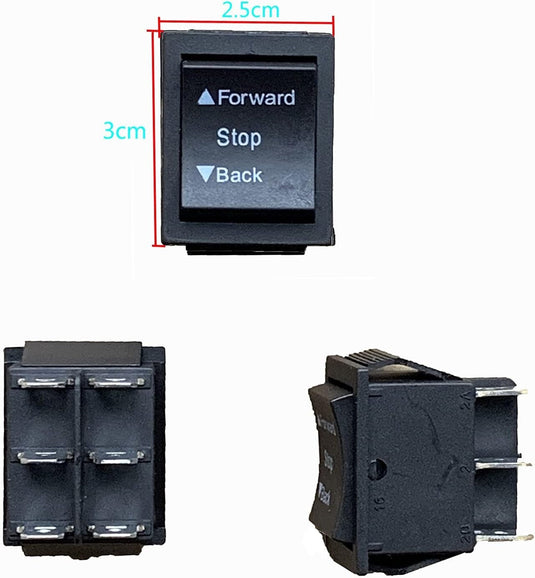 Kids Electric 4-Wheel Ride-On with Forward, Stop, Reverse Gear Switch