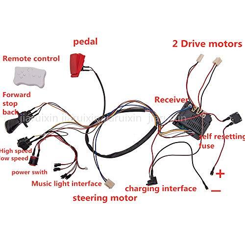 Load image into Gallery viewer, 12V Kids Ride-On Car DIY Modified Wiring Complete Remote Control Set
