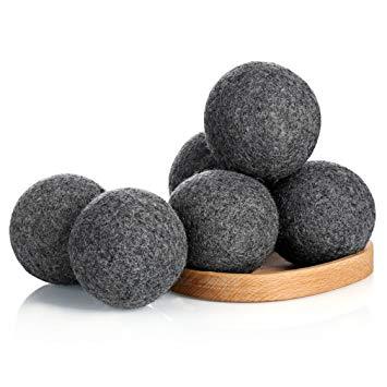 Load image into Gallery viewer, Wet Felted Alpaca Dryer Balls - Grey Aussie
