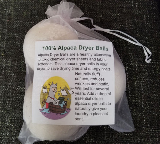 Wet Felted USA Alpaca Dryer Balls