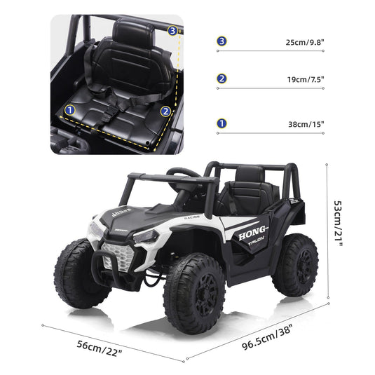 12V Electric Off-Road Kids Ride-On UTV with Battery Power and Remote Control