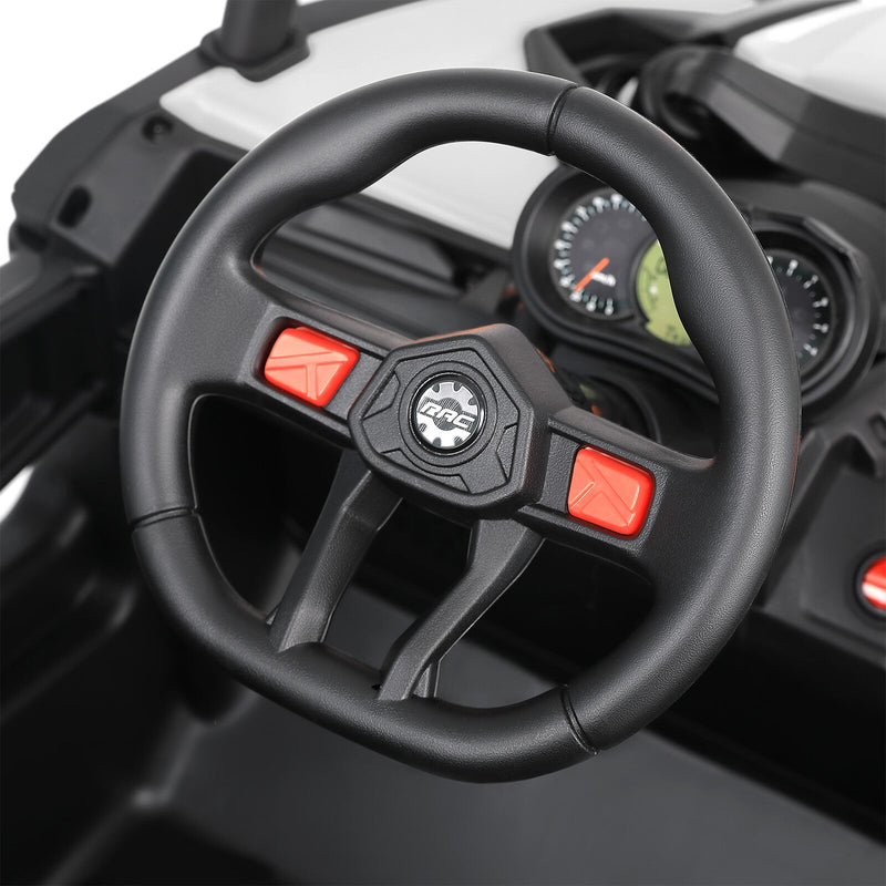 Load image into Gallery viewer, 12V Kids Electric Off-Road UTV Ride-On Vehicle with Music, LED Lights, and Remote Control
