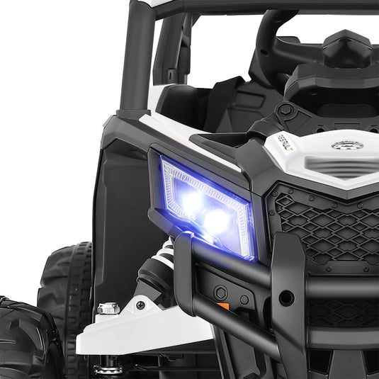 12V Kids Electric Off-Road UTV Ride-On Vehicle with Music, LED Lights, and Remote Control