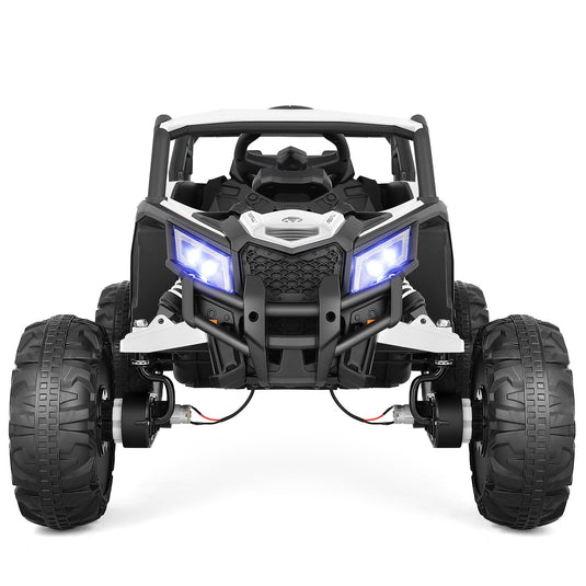 12V Kids Electric Off-Road UTV Ride-On Vehicle with Music, LED Lights, and Remote Control