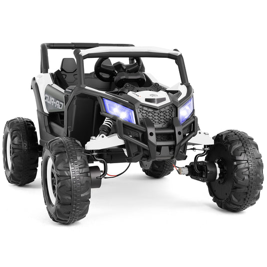 12V Kids Electric Off-Road UTV Ride-On Vehicle with Music, LED Lights, and Remote Control