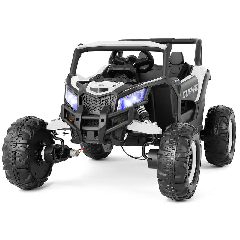 Load image into Gallery viewer, 12V Kids Electric Off-Road UTV Ride-On Vehicle with Music, LED Lights, and Remote Control
