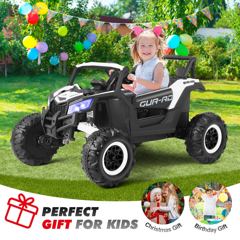 Load image into Gallery viewer, 12V Kids Electric Off-Road UTV Ride-On Vehicle with Music, LED Lights, and Remote Control
