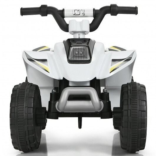 Load image into Gallery viewer, White 6V Electric ATV Ride-On Toy for Kids with 4 Wheels
