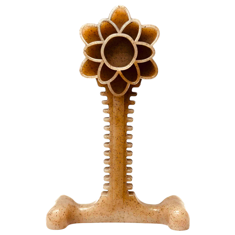 Load image into Gallery viewer, Honey Bone Dental Flower Tower - Indestructible Nylon Dog Chew Toy XL | USA
