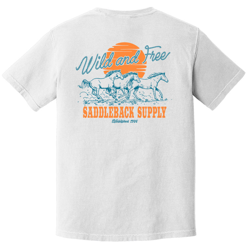 Load image into Gallery viewer, Wild and Free Pigment Tee
