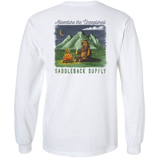 Camping Bear Long Sleeve Tee