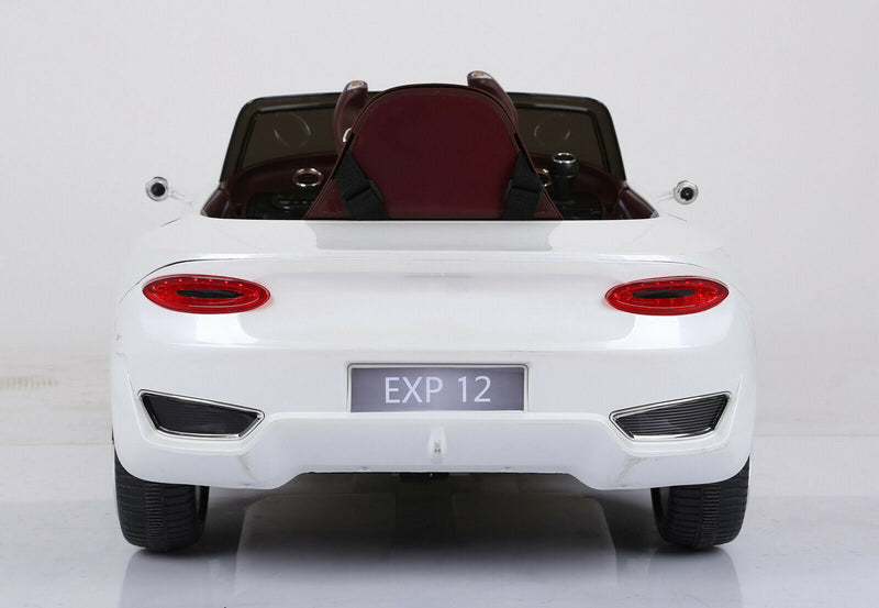 Load image into Gallery viewer, White Bentley Style Kids Electric Ride On Car with Remote Control - Perfect Gift for Little Drivers
