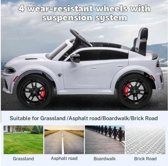 Load image into Gallery viewer, Electric Ride-On Car for Kids with Safety Belt, Parental Remote Control, and Music
