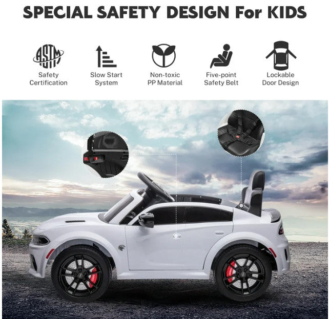 Load image into Gallery viewer, Electric Ride-On Car for Kids with Safety Belt, Parental Remote Control, and Music
