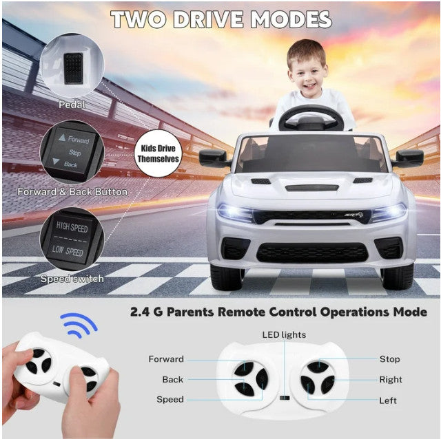 Load image into Gallery viewer, Electric Ride-On Car for Kids with Safety Belt, Parental Remote Control, and Music
