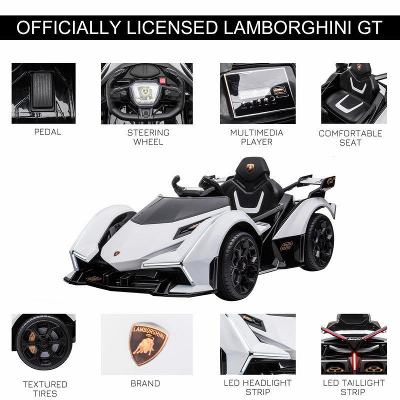 Load image into Gallery viewer, 12V Kids Ride-On Sports Car Toy with Remote Control and Battery Powered Motor
