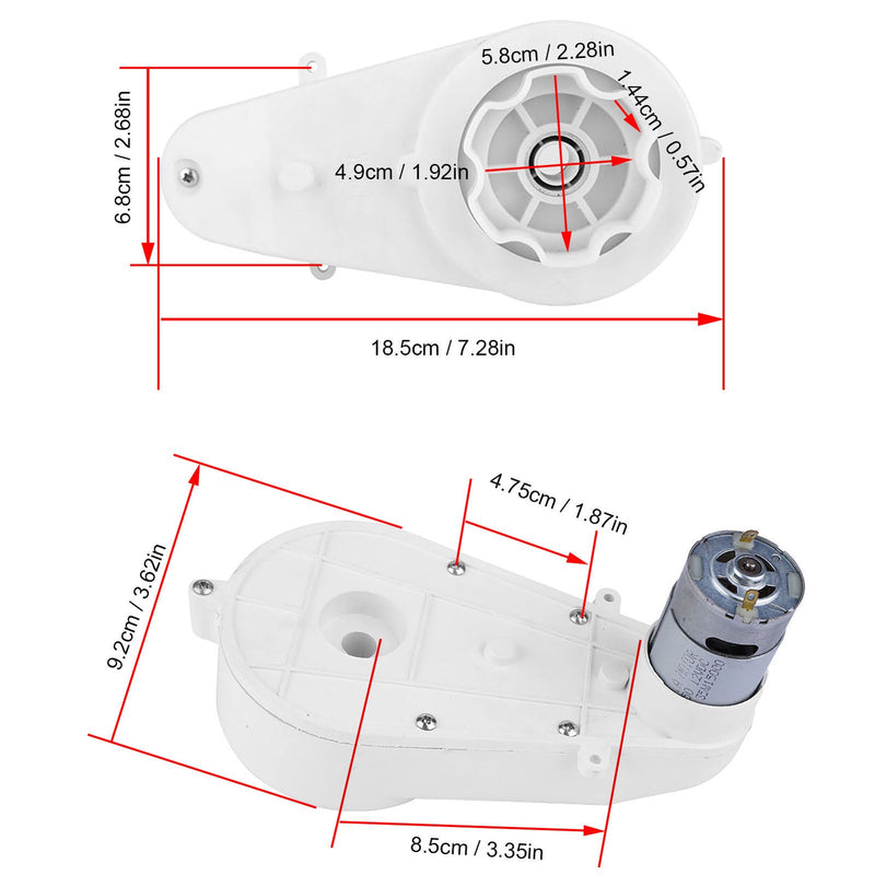 Load image into Gallery viewer, Electric 6V 15000rpm Motor Gearbox for Kids&#39; Toy Vehicle Parts
