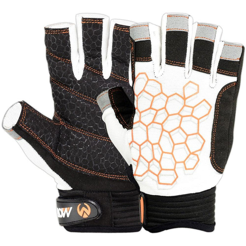 Load image into Gallery viewer, Sailing Gloves With Sticky Palm 3-4 Cut Fingers Kayaking &amp; More Unisex
