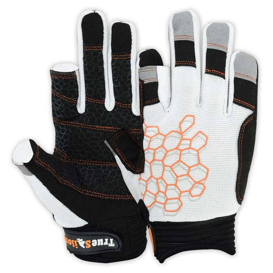 Sailing Gloves 2 Cut Fingers Unisex For Kayaking, Water Sports 8683