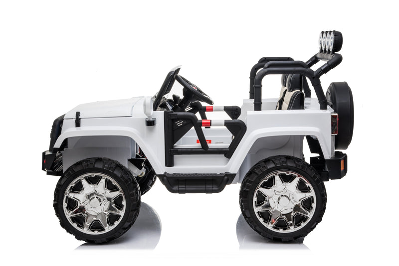 Load image into Gallery viewer, 2 Seater 24 Volt 4x4 Electric Ride On Jeep Style Rubber Tires Fully Loaded Truck ATV UTV For Kids W/Magic Cars® Wireless Parental Control
