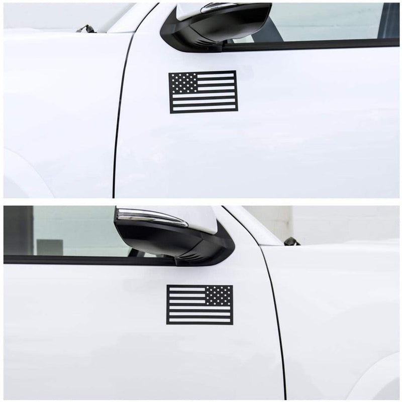 Load image into Gallery viewer, American Flag Vehicle Magnets - Black (Best-Seller)
