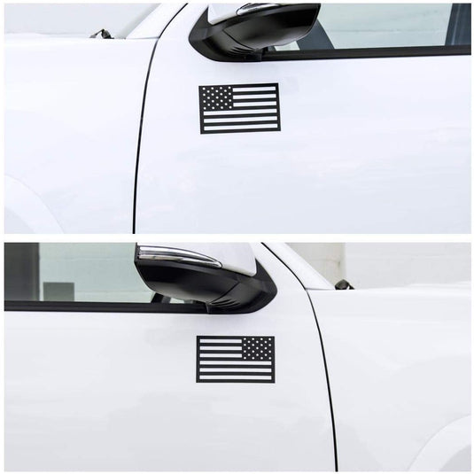 American Flag Vehicle Magnets - Black (Best-Seller)