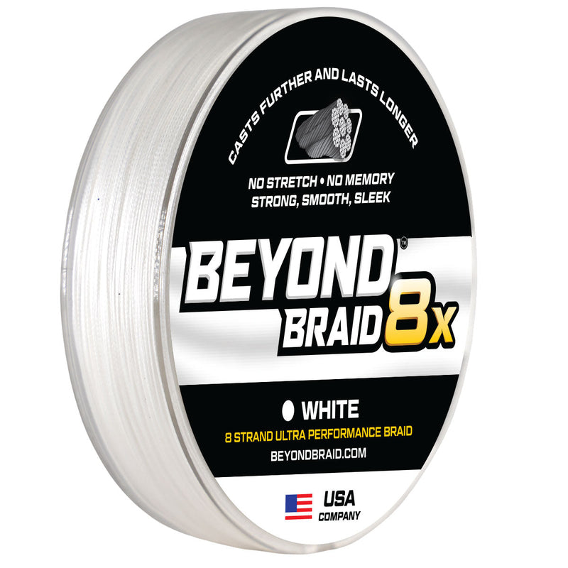 Load image into Gallery viewer, White 8X- No Fade- Ultra Performance 8 Strand
