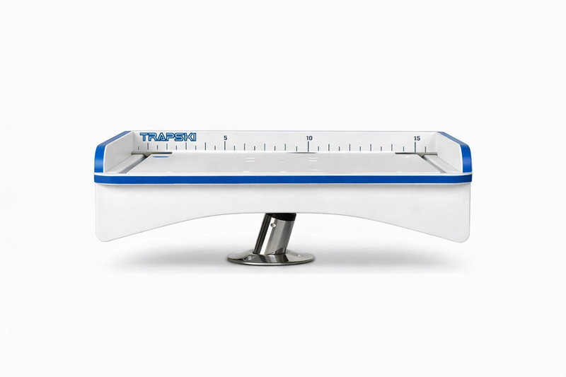 Load image into Gallery viewer, Premium Rod Mount 18" or 33" Raised Fillet Table – 3-in-1 Bait &amp; Fish Station | Fits Rod Holders, Buckets &amp; Flat Surfaces | Marine-Grade HDPE | Ruler, Juice Groove, Knife &amp; Tool Slots

