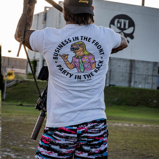 Business In The Front. Party In The Back. Party Men's T-Shirt