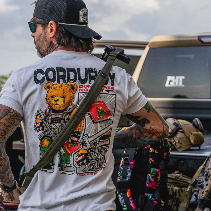 Load image into Gallery viewer, Corduroy The Bear - Don&#39;t Take No Sh*t Men&#39;s T-shirt
