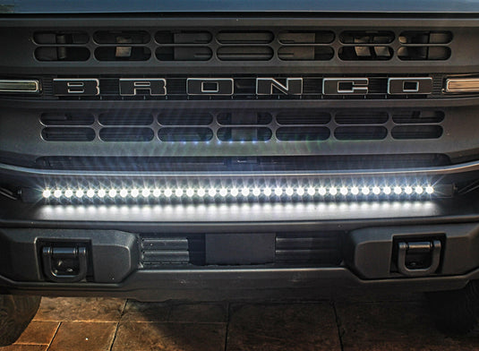 2021+ Ford Bronco Capable Bumper 40in Light Bar - Slim