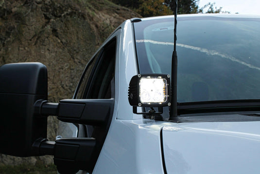 2023+ Ford Super Duty F250/350/450 Hood Mount Kit/Ditch Lights