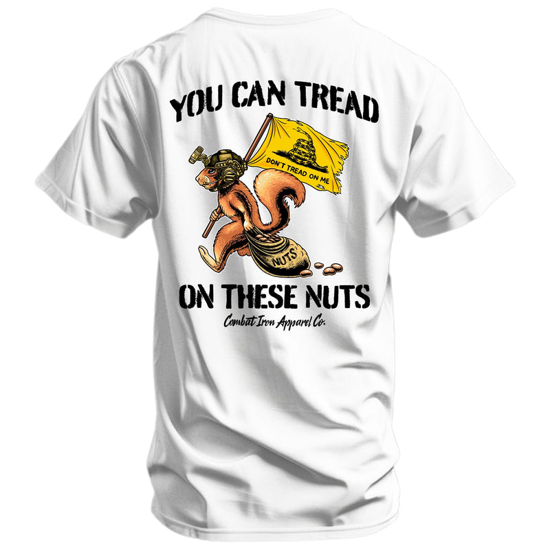 Load image into Gallery viewer, Tread On These Nuts Patriotic Men&#39;s T-Shirt
