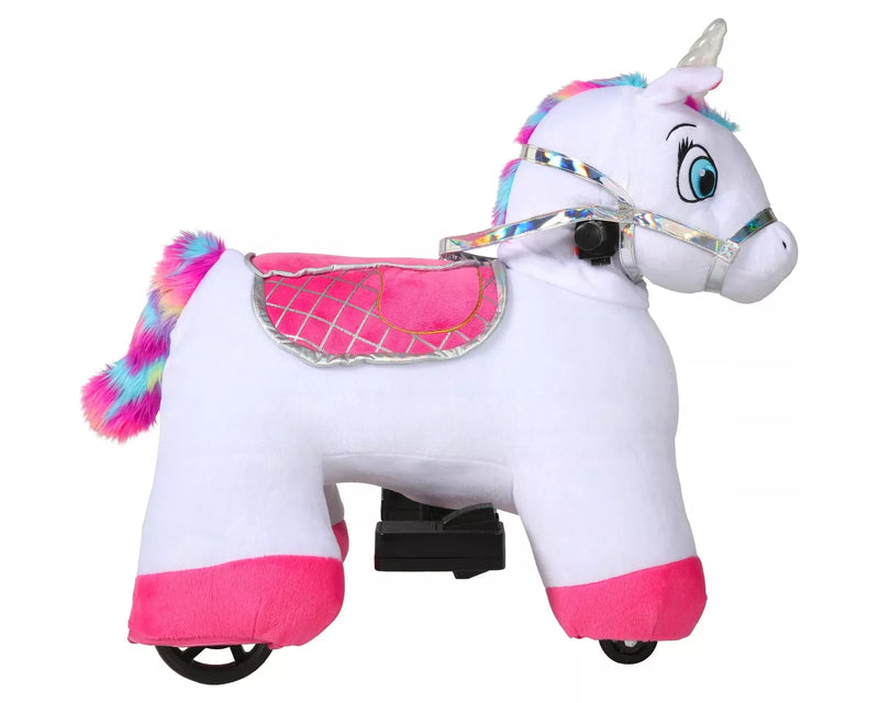 Load image into Gallery viewer, Willow Unicorn 6V Plush Ride-On  - Perfect for Buddies!
