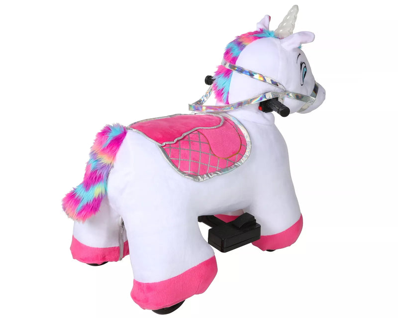 Load image into Gallery viewer, Willow Unicorn 6V Plush Ride-On  - Perfect for Buddies!
