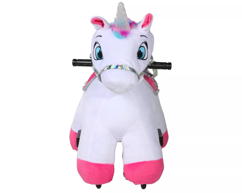 Load image into Gallery viewer, Willow Unicorn 6V Plush Ride-On  - Perfect for Buddies!
