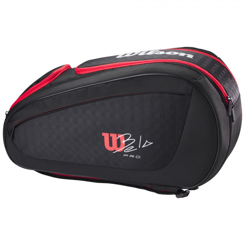 Load image into Gallery viewer, Wilson Padel Racket Bag Bela V3 | Black &amp; Red
