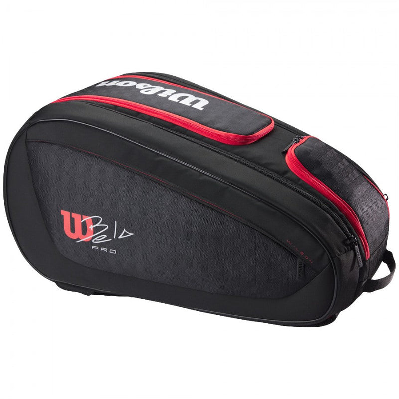 Load image into Gallery viewer, Wilson Padel Racket Bag Bela V3 | Black &amp; Red
