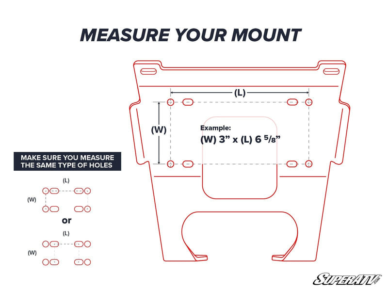 Load image into Gallery viewer, SuperATV Winch Mounting Plate for Polaris Ranger XP 1000
