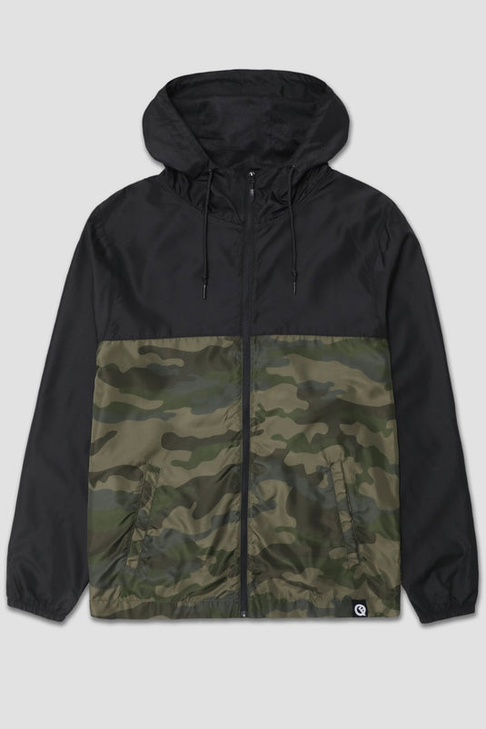 Dryflip Windbreaker (Black/Camo)