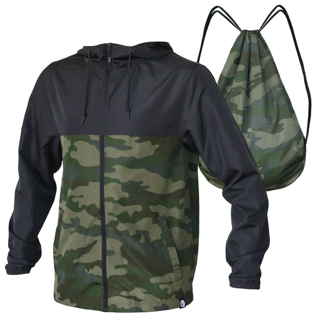 Dryflip Windbreaker (Black/Camo) - Skoutley Outdoors LLC
